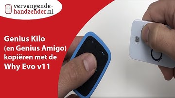 Genius Kilo (en Genius Amigo) kopiëren met de Why Evo v11