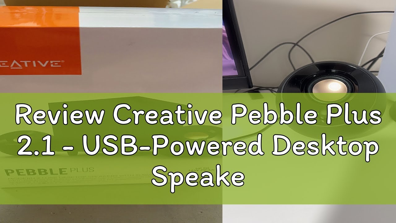 Review Creative Pebble Plus 2.1 - USB-Powered Desktop Speakers with ...