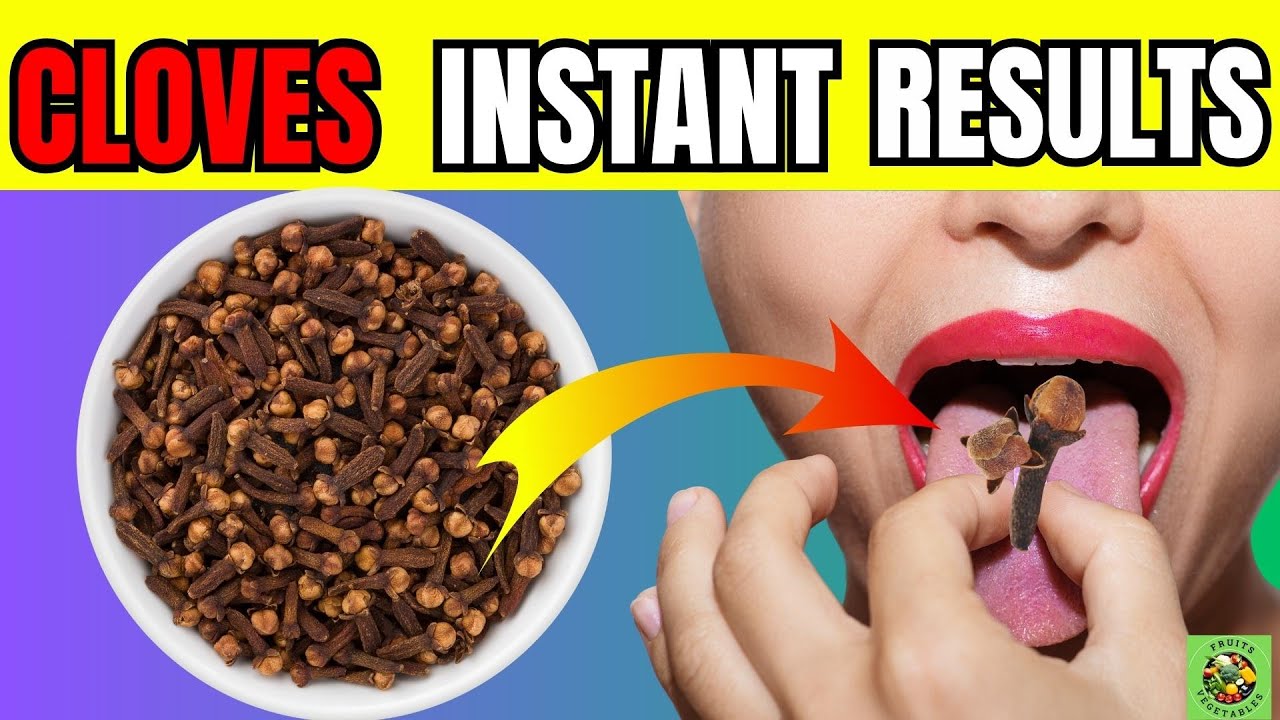 CLOVES What Happens Immediately When You Start Chewing on CLOVES and
