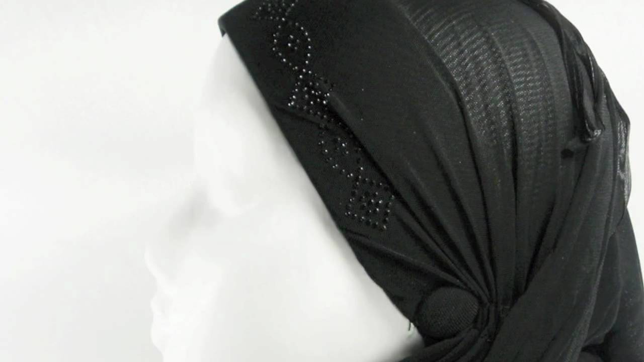 Black Jewel Underscarf: BLKJUPL