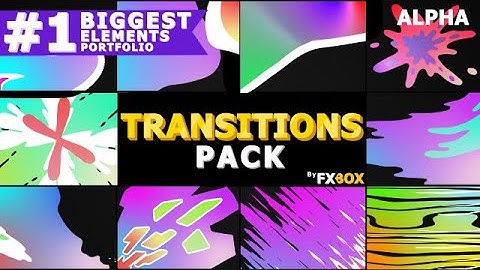 Gradient Transitions Pack Stock Motion Graphics