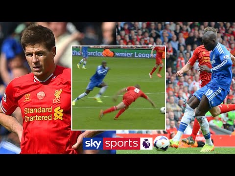 Steven Gerrard SLIPS against Chelsea! | Liverpool 0-2 Chelsea | 27th April 2014