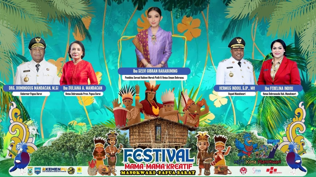 LIVE: PEMBUKAAN FESTIVAL MAMA-MAMA KREATIF MANOKWARI, PAPUA BARAT, 4 NOVEMBER 2025