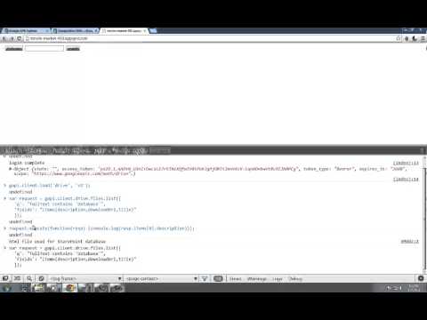 Description field is undefined when using JavaScript to search for file via Drive API