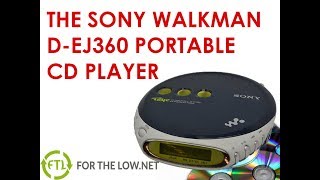 SONY D-EJ360 BLUE WALKMAN PORTABLE CD PLAYER PSYC G PROTECTION