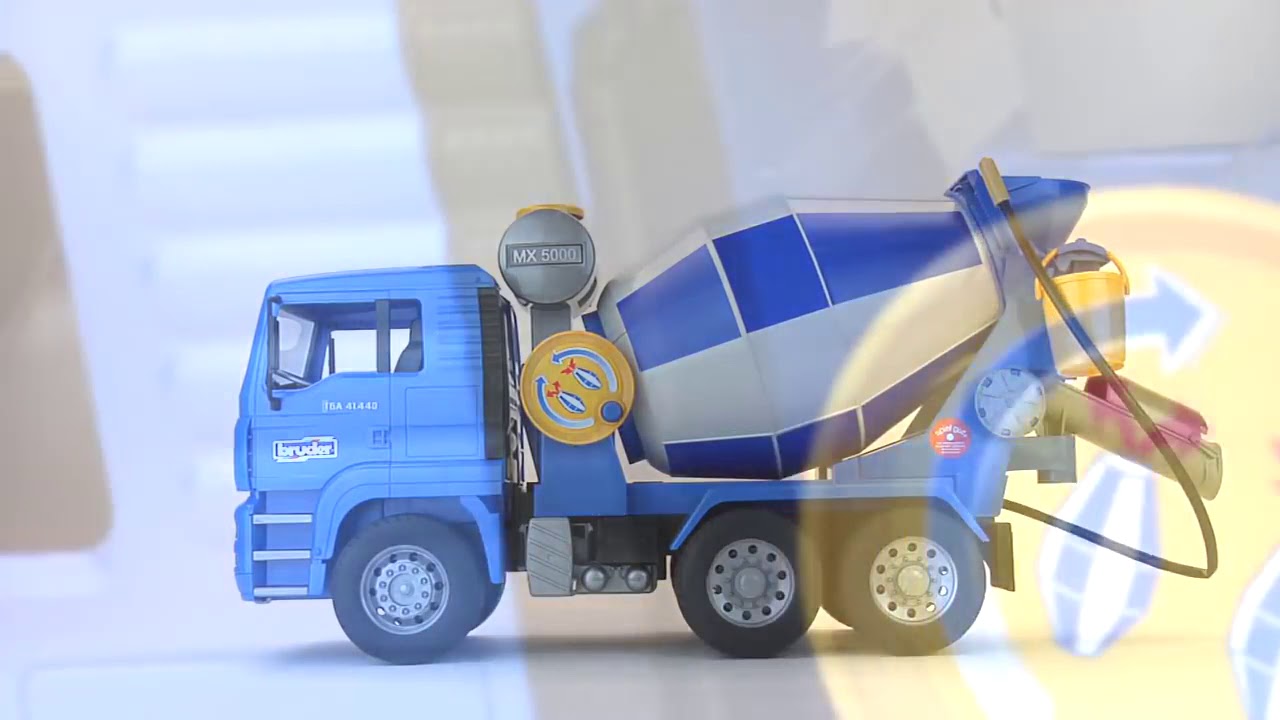 bruder man tga cement mixer