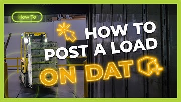 How to Post a Load to DAT - An easy tutorial