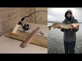 DIY Homemade Automatic Fisherman Tip Up for Ice Fishing and Pier Fishing DIY Homemade Automatic Fisherman Tip Up for Ice Fishing and Pier Fishing