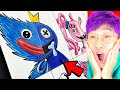 CRAZIEST RAINBOW FRIENDS vs POPPY PLAYTIME VIDEOS EVER!? (LANKYBOX REACTION!)