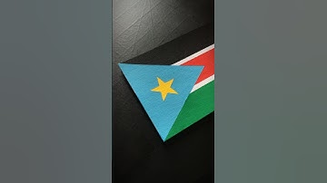 SOUTH SUDAN 🇸🇸 Flag Drawing #flagdrawing #southsudan #africa