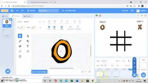 How to make a tic tac toe game in scratch (by mohamed dhia jendoubi)