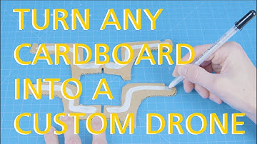 DIY Drone from old CARDBOARD