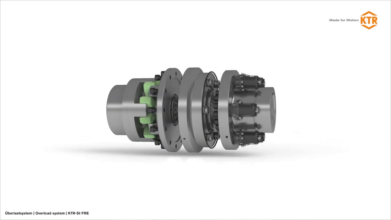 KTRSI FRE Idlerotation overload system / safety coupling / friction