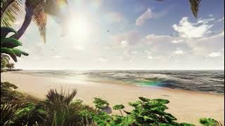 beach ambience with bob marley radio | ambience, soundscape