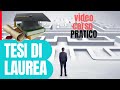 PIANIFICARE E GESTIRE UNA TESI DI LAUREA - PROJECT MANAGEMENT PER STUDENTI UNIVERSITARI