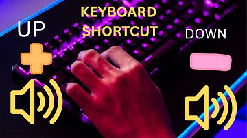 Volume up and down in laptop shortcut keys || Volume increase in keyboard shortcut key | 2025