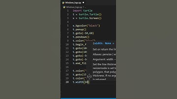 Draw a Windows Logo in Python  using Python Turtle Graphics  | #shorts #programming #python #windows