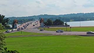Time-Lapse of Traffic Crossing the Arlington Memorial Bridge in Washington, D.C.