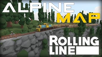 Rolling line  - Alpine map  - VR Model Trains