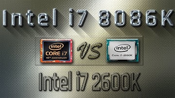 i7 8086K vs i7 2600K Benchmarks | Gaming Tests Review & Comparison
