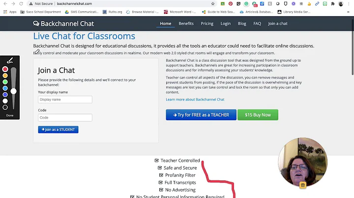 Kathleen's review of backchannelchat....