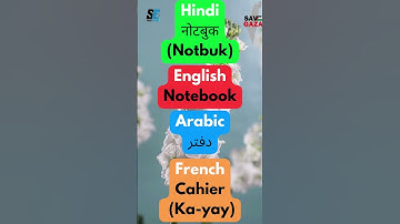 Essential Office Tools in Four Languages: Arabic, French, Hindi, and English | Notebook | Part 14