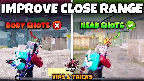 HOW TO IMPROVE AIM FOR MORE HEADSHOTS IN CLOSE RANGE🔥BGMI/PUBG MOBILE TIPS & TRICKS.