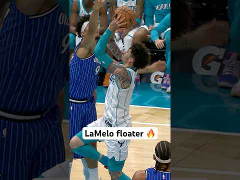 LaMelo goes dancing in the lane!