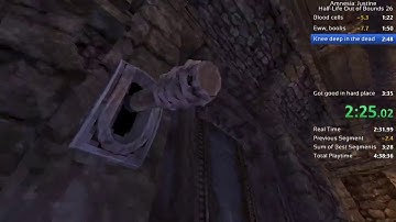 Amnesia: Justine | Half-Life% In-Bounds speedrun 3:29.35