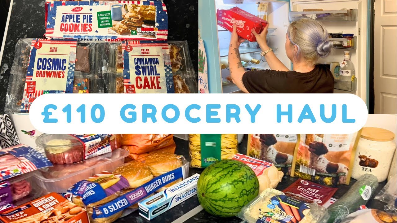 UK WEEKLY FOOD SHOP|ASDA & ALDI BUDGET FRIENDLY GROCERY HAUL|Talia Elizabeth