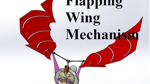 Scotch yoke Operated Flapping wing Mechanism Ornithopter