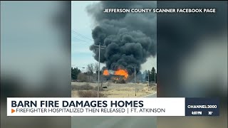 Fort Atkinson fire destroys homes