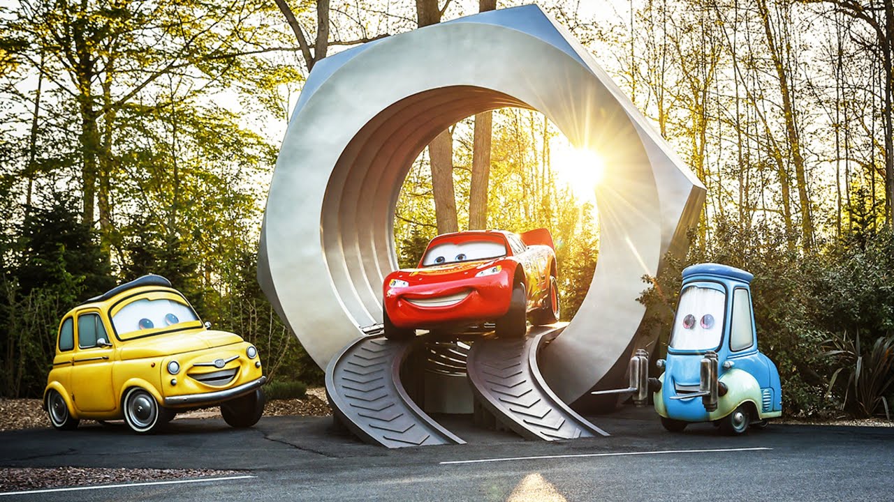 New Attraction Cars Road trip at Disneyland Paris YouTube