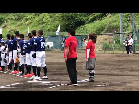 徳島インディゴソックス国歌斉唱＜20180503＞yuyu with eriri（ゆりり）