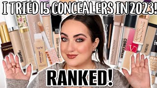 RANKING EVERY CONCEALER I TRIED IN 2023 FROM WORST TO BEST!