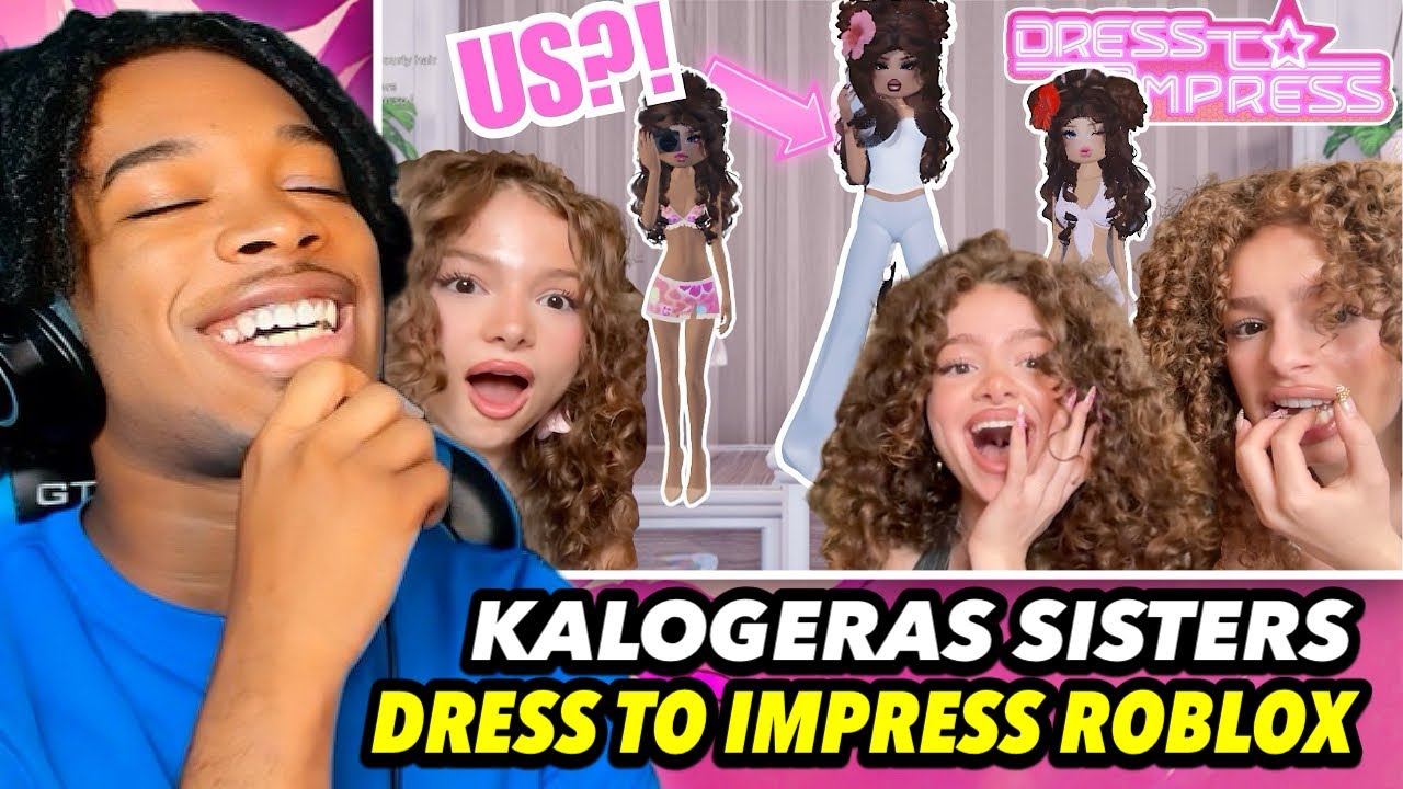 KALOGERAS SISTERS PLAYED DRESS TO IMPRESS ROBLOX!