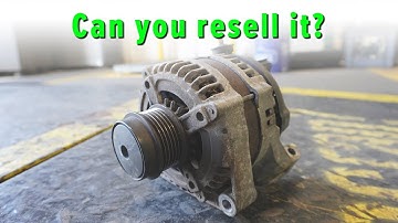 Scrap or Resell: Alternators from Scrap Cars