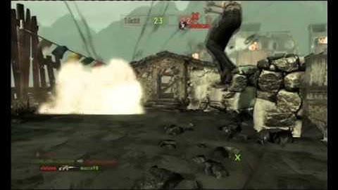 Uncharted 2 : Across map grenade kill + Pull down glitch