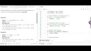 Leetcode 438 | Find All Anagrams in a String | Leetcode | Java
