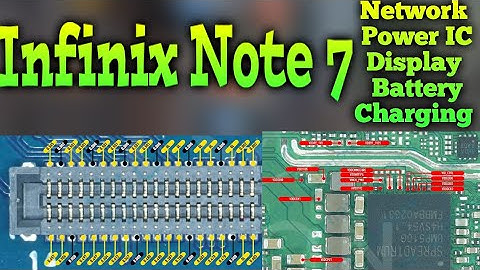 Infinix NOTE 7 LCD Light Display Ways Camera Network Charging Diode Value Diagram Schematic Solution