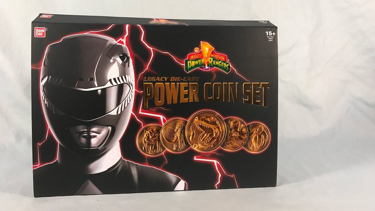 Mighty Morphin Power Rangers Legacy Die-Cast Power Coin Set Review ...