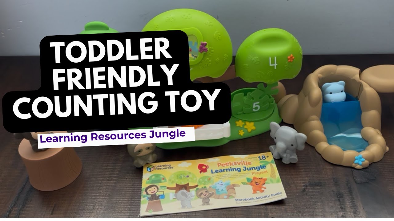 This Toddler Learning Toy Is GENIUS 🧠🌴 | Peeksville Jungle Playset Review