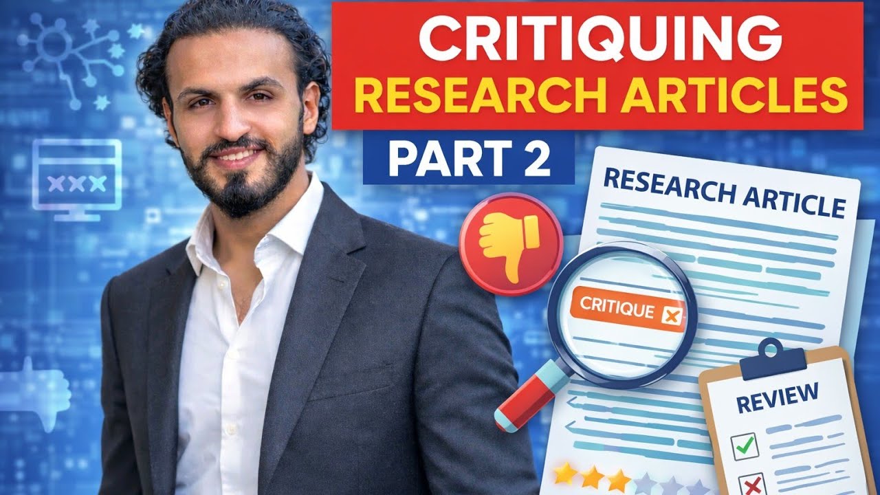 L2: Critiquing Research Articles in Nursing research | Research Critique Explained | Tutor