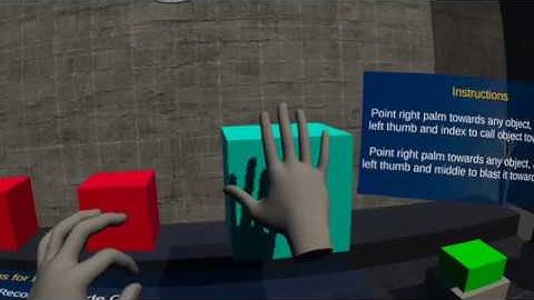 Pose Recognized Hand Tracking Concept - "Almost Jedi"