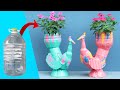 Creative Flower Pots | Recycle Plastic Bottles To Make Beautiful Swan-Shaped Flower Pots