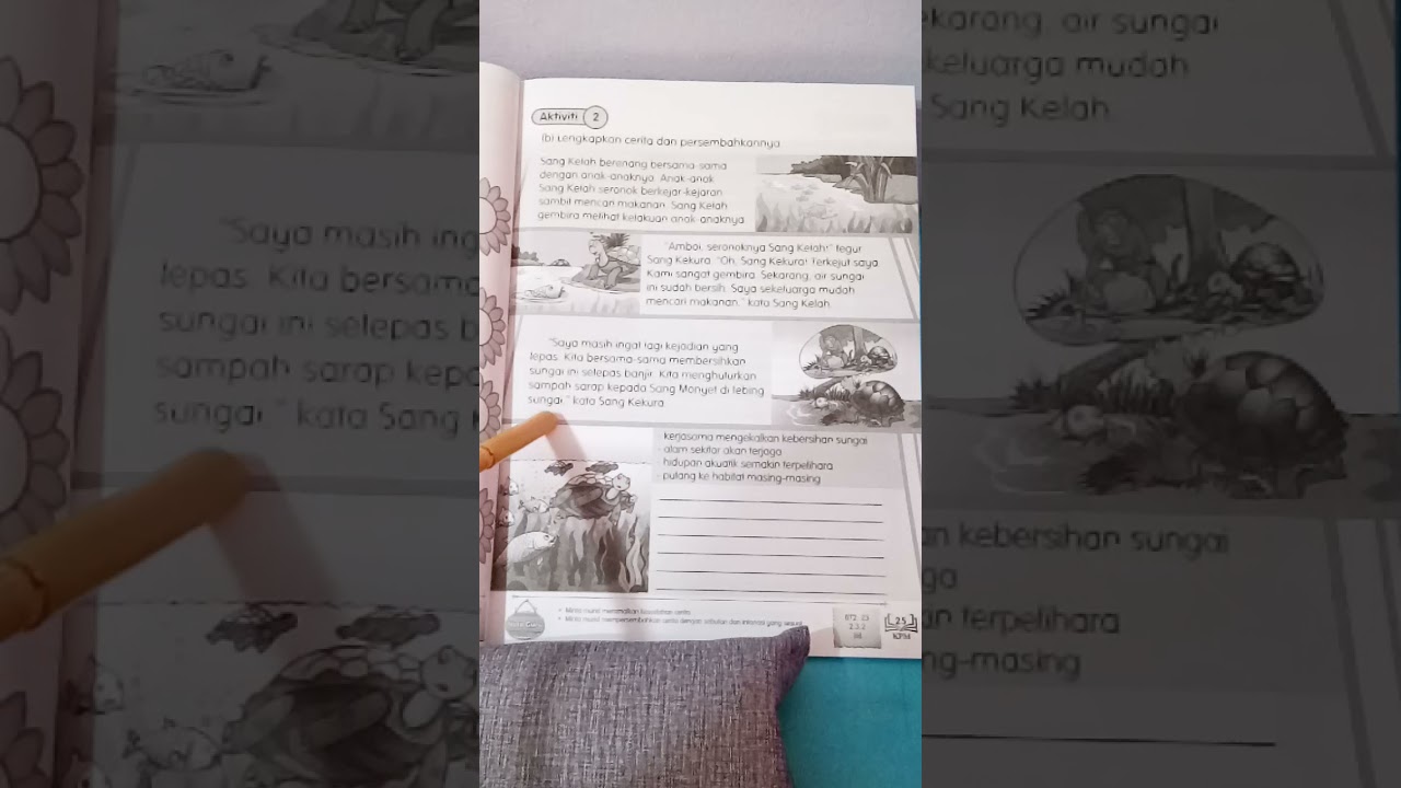 Buku Aktiviti Bm Tahun 3 Jilid 2 M S 25 Youtube