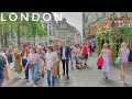 England 🏴󠁧󠁢󠁥󠁮󠁧󠁿, London Street Walk 2023 - 4K 60fps Walking Tour