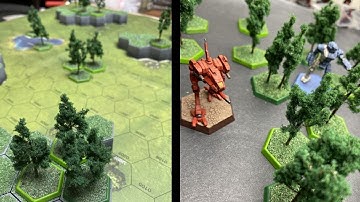 How to Make Tree Hex Terrain for Battletech | Cool Custom Collectibles