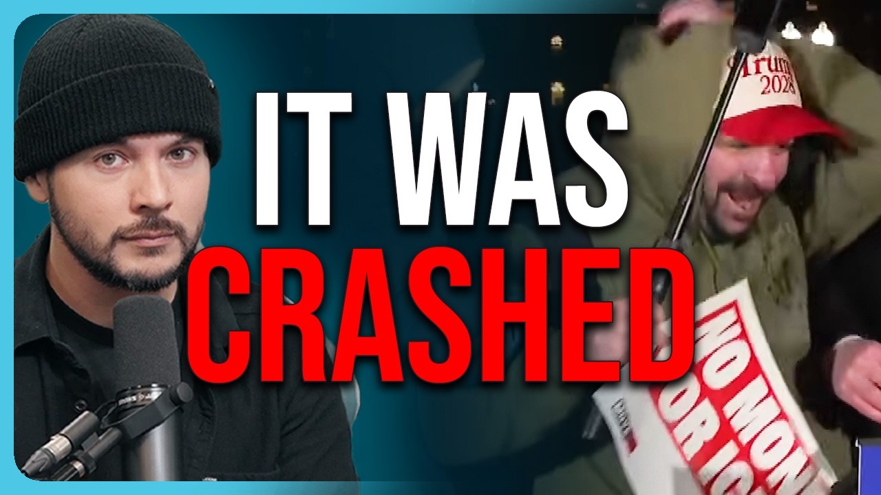 Protester CRASHES Democrat Presser During State of the Union Protester CRASHES Democrat Presser During State of the Union