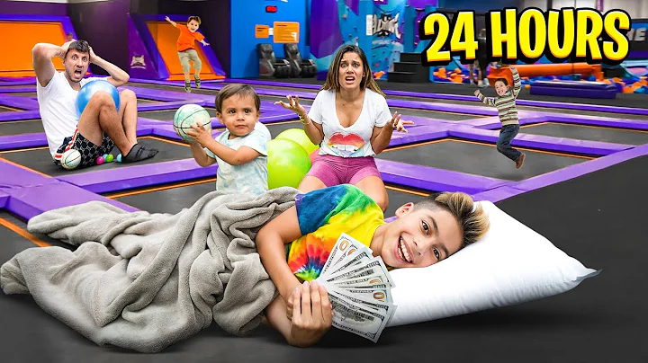 Last to Leave TRAMPOLINE Wins PRIZE! | The Royalty Family